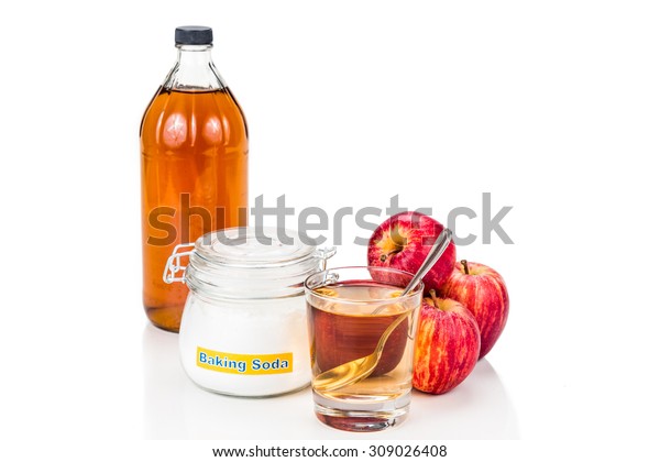 Apple Cider Vinegar Baking Soda Combination Stock Photo Edit Now 309026408