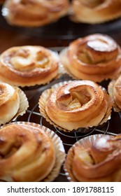 Apple Cinnamon Rolls Baked In The Oven At Home