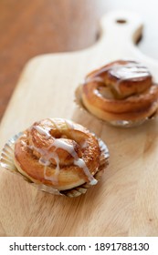 Apple Cinnamon Rolls Baked In The Oven At Home