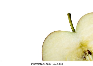 Apple up close.