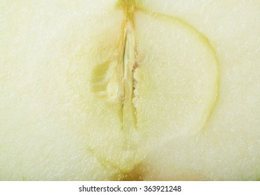 Apple Core Close-up Texture