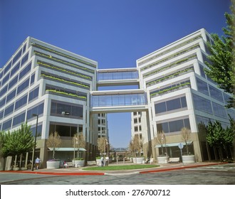 Apple Corporate Headquarters In Cupertino, California