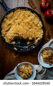 Apple Crisp In A Cast Iron Skillet