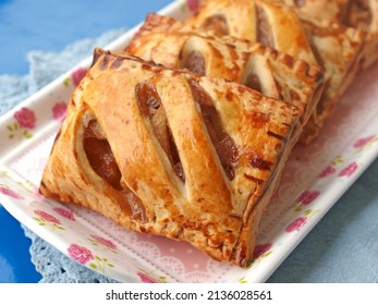 Apple Hand Pies Prepared With Homemade Buttery Pie Crust      