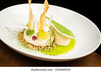 Apple Mousse With Pear Sorbet