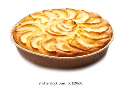 Apple Pie Isolated On White