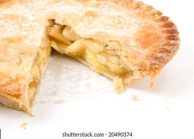 Apple Pie With White Background