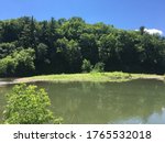 Apple River Canyon State Park in summer 