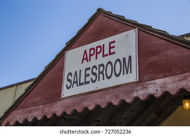 Apple salesroom orchard farm harvest
