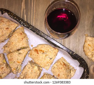 Apple Scones And Red Wine