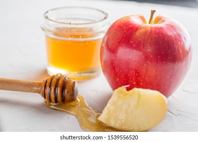 Apple Slice Dipped In Honey