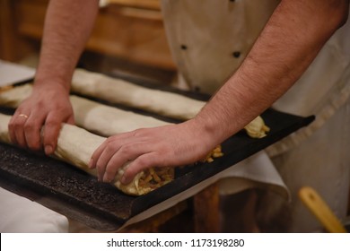 Apple Strudel Making Off