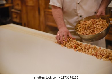 Apple Strudel Making Off