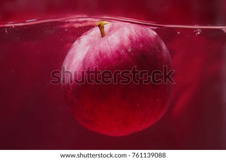 Similar – Image, Stock Photo Apple. Nutrition Natural