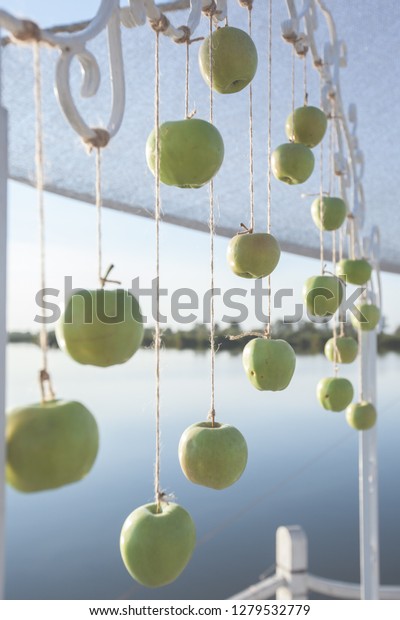 Apple Wedding Decoration Apple Garden Close Stock Photo Edit Now