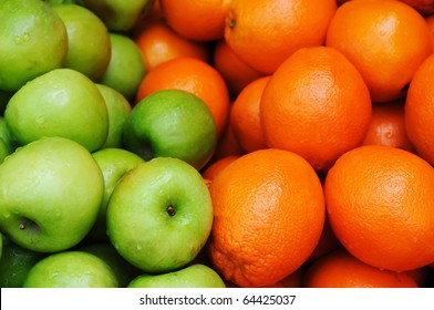 Apples and oranges on the market