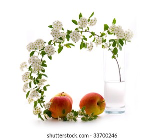 Apples are red.