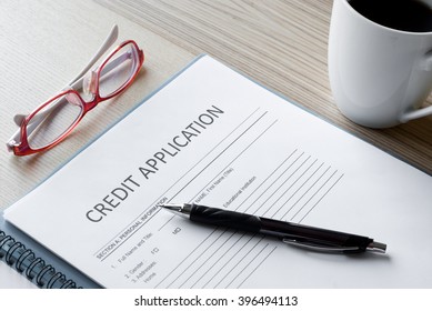 application form credit - Shutterstock ID 396494113