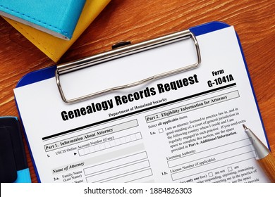 Application Form G-1041A Genealogy Records Request 
