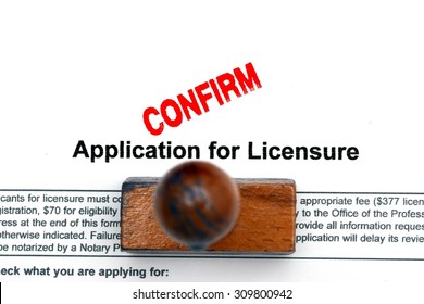 Application for licence