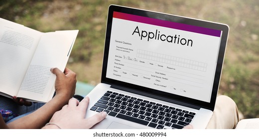 Application Online College Form Concept