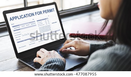 Application for Permit Form Authority Concept