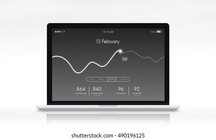 Application Usage Graph Chart Concept - Powered by Shutterstock - Get 15% off with code: PIKWIZARD15