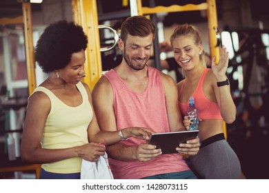 Apply New Exercises People Gym Stock Photo 1428073115 | Shutterstock