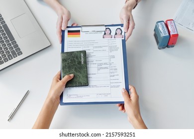 Applying For Visa To Germany - Shutterstock ID 2157593251