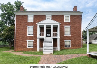 Appomattox, Virginia -2022: Appomattox Court House National Historical Park. Army Of Northern Virginia Surrendered Here At End Of American Civil War. McLean House Where Surrender Documents Were Signed