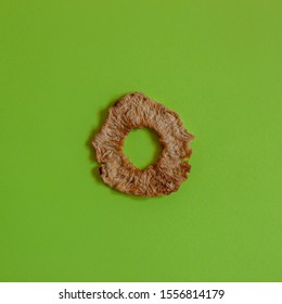 Approach to fruit with colored background