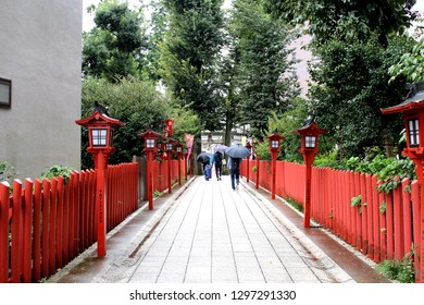 It Is Approach To Japanese Shrine 