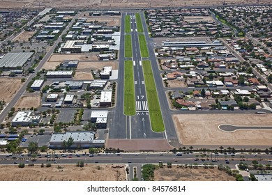 Approach To Stellar Airport In Chandler, Arizona