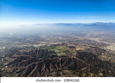 approaching Los Angeles Airport from the South