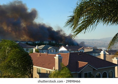 Approaching Wildfire Southern California