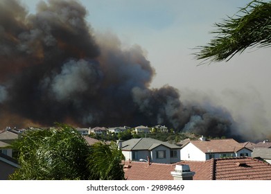 Approaching Wildfire Southern California