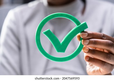 Appropriate Legitimate Green Check Mark And Tick - Shutterstock ID 2047569593
