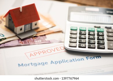 Approved Mortgage Loan Agreement Application Stock Photo (Edit Now ...