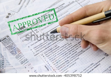 Approved. Tax forms 1065