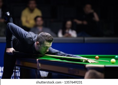 Apr 1, 2019 - Beijing, China: Mark Selby During The Qualifying Match On Snooker China Open Day 1, On April 1, 2019, In Beijing, China.