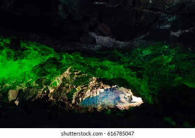 APR 24 2016 Lanzarote Spain - Jameos Del Agua Cave