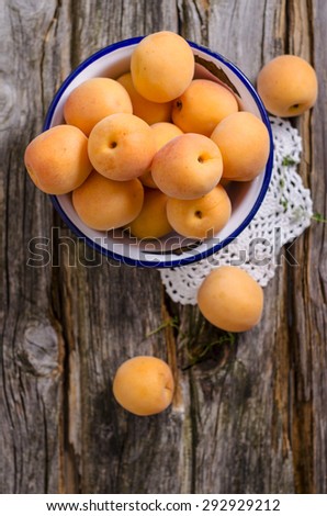 Similar – Image, Stock Photo Ripe apricots Fruit