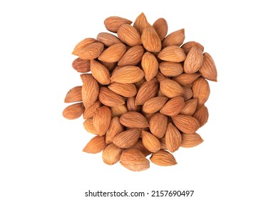 
				Apricot pits isolated on white background. Dried apricot kernels. Nuts macro. Apricot kernels.