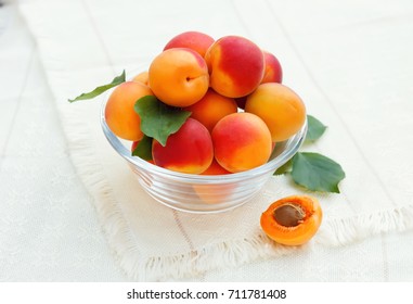 apricots on the table