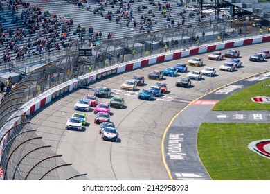 April 02, 2022 - Richmond, VA, USA: A J Allmendinger Races For Position For The ToyotaCare 250 At Richmond Raceway In Richmond, VA.