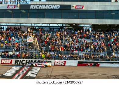 April 03, 2022 - Richmond, VA, USA: Denny Hamlin Wins The Toyota Owners 400 At Richmond Raceway In Richmond, VA.