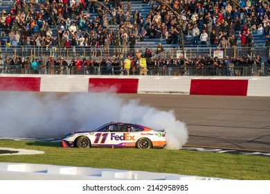 April 03, 2022 - Richmond, VA, USA: Denny Hamlin Wins The Toyota Owners 400 At Richmond Raceway In Richmond, VA.