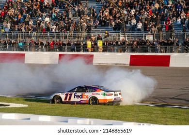 April 03, 2022 - Richmond, VA, USA: Denny Hamlin Wins The Toyota Owners 400 At Richmond Raceway In Richmond, VA.