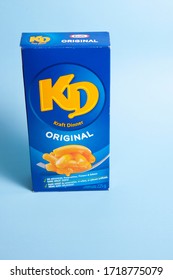 April 11, 2020: Halifax, Canada - One Box Of Original KD Or Kraft Dinner