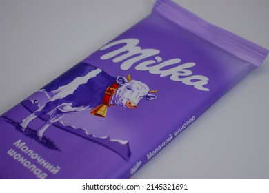 April 12, 2022, Ukraine City Of Kyiv, Milka Chocolate Bar